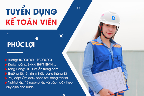 VỊ TRÍ CÔNG VIỆC: KẾ TOÁN VIÊN